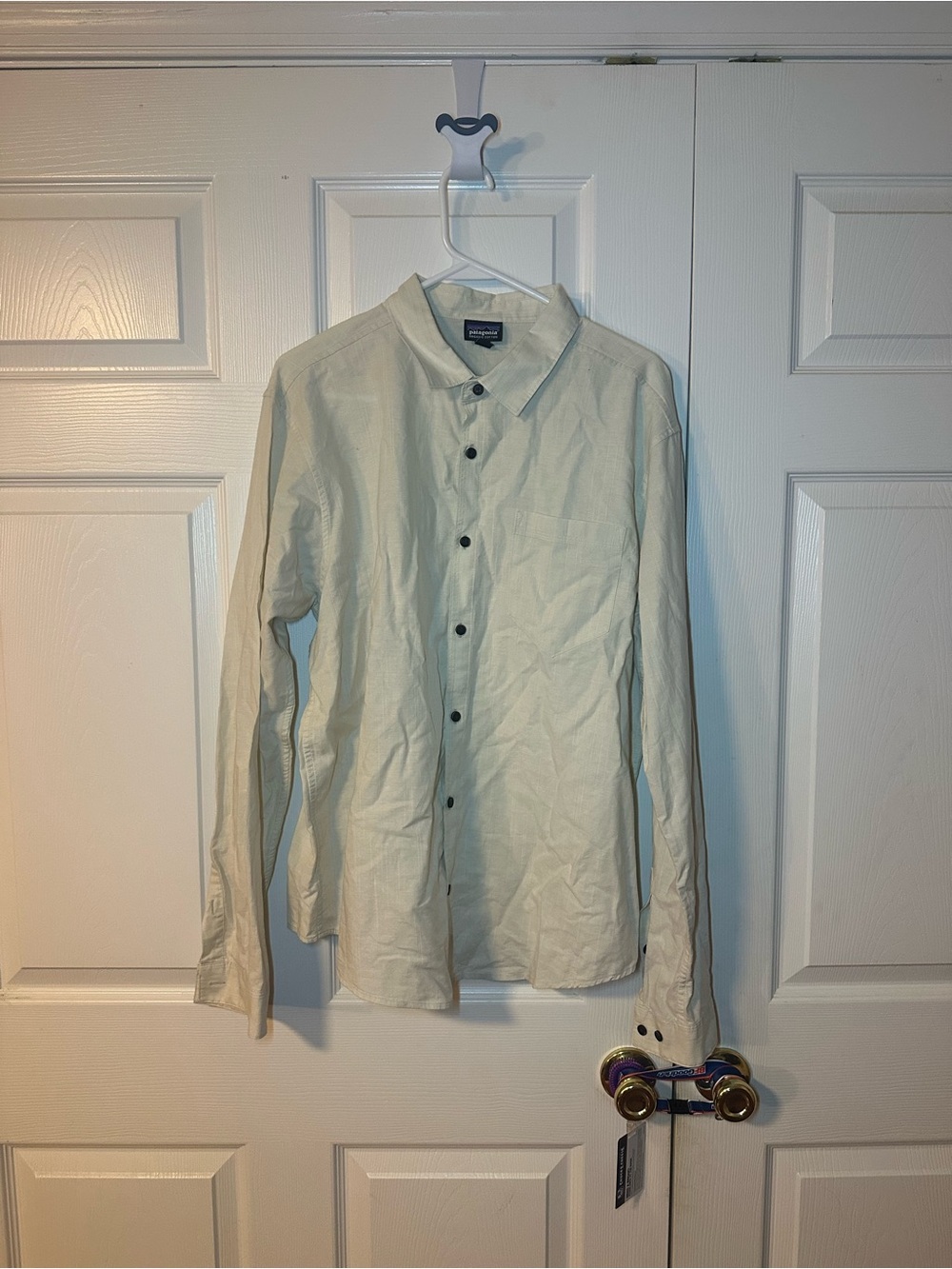 Patagonia Men’s Button-Down Shirt in White